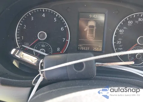 2012 Volkswagen Passat 3.6L V6 Se z USA, uszkodzony, nr VIN 1VWBM7A31CC094470